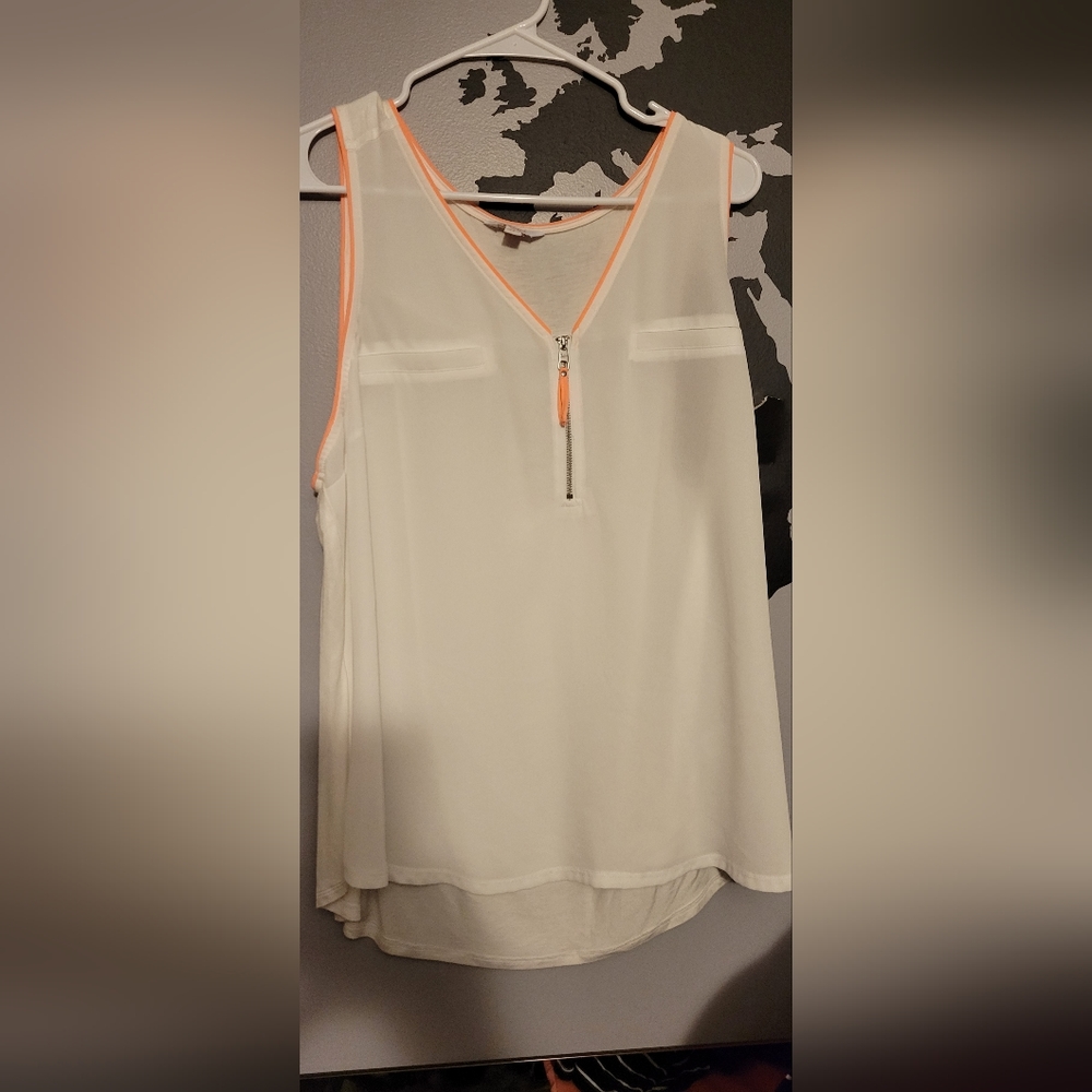 Candies white blouse XXL